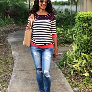 Charlotte Russe ripped jeans